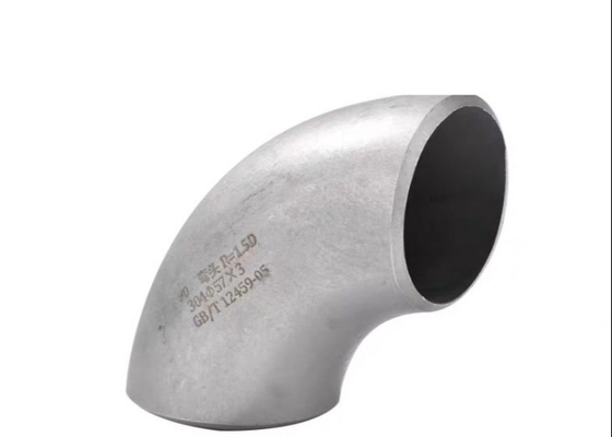 304 316l Stainless Steel Elbow Connector 30 Degree Sanitary Welding