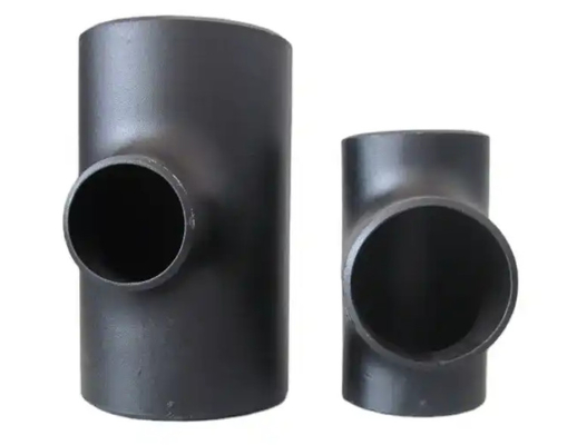 Black Finish Stainless Steel Pipe Tee Quenching Heat Treatment