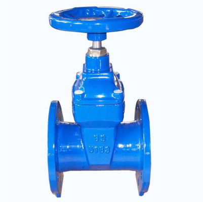4 Inch Resilient Seal Pn16 Hand Wheel Gate Valve Industrial Control Valves